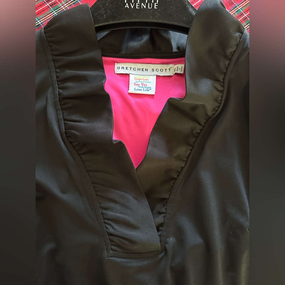 Gretchen Scott Ruffneck Top